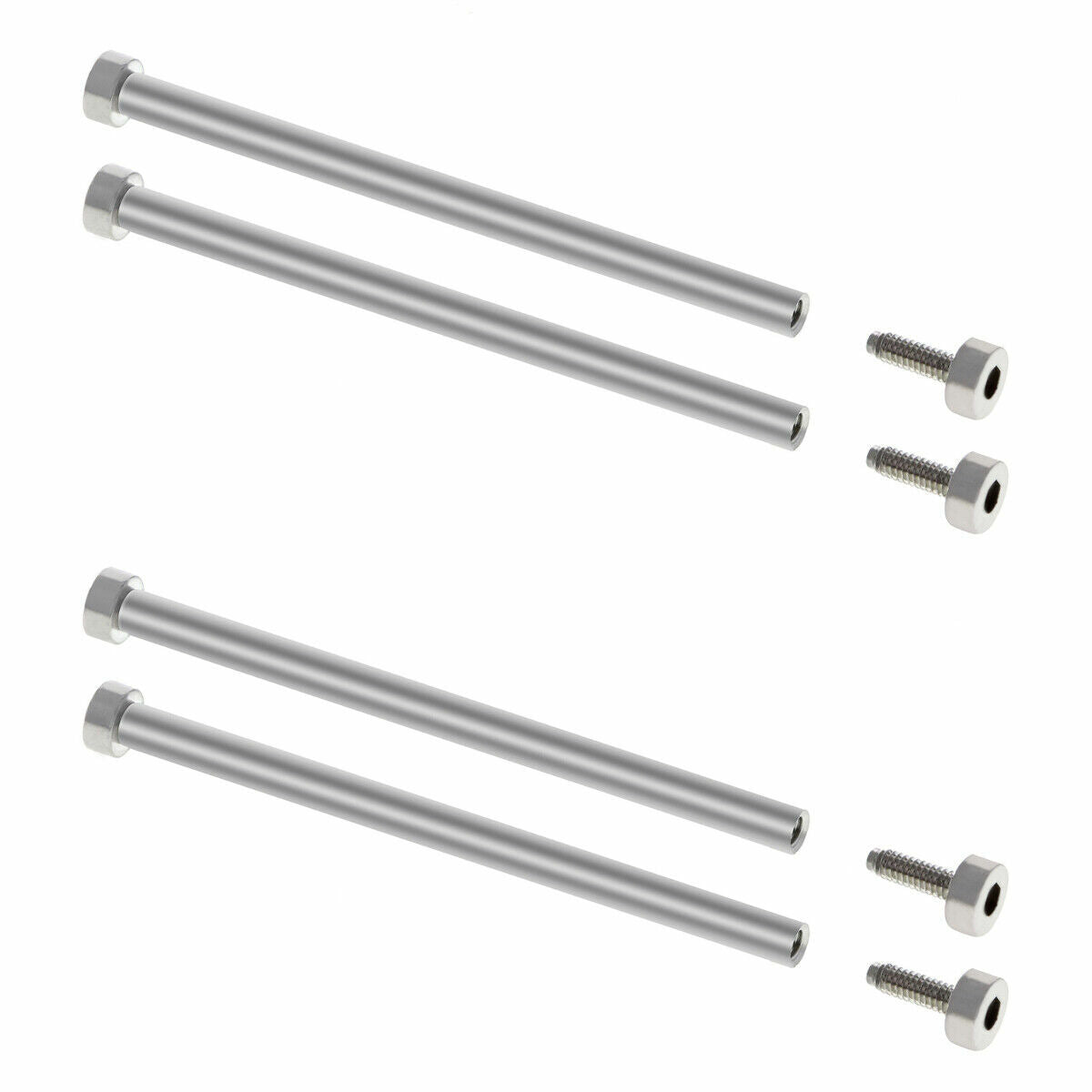 2 SET TUBE BAR & SCREW FOR BELL & ROSS BR-01 STAINLESS STEEL TOP QUALITY