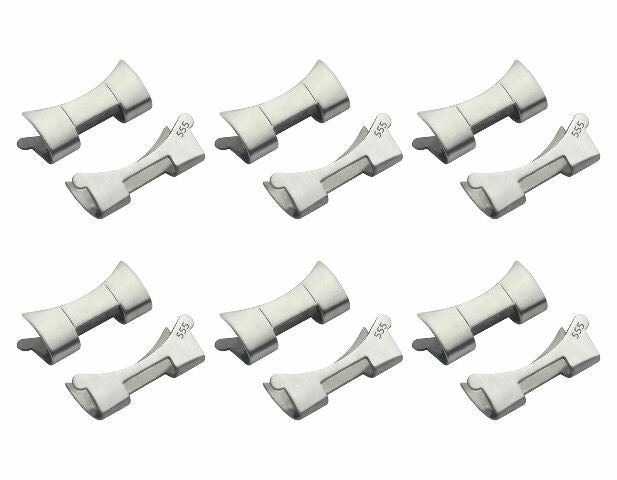 6 SET 555 LUG END LINK PIECE FOR OYSTER WATCH BAND ROLEX FIT FAT SPRING BAR #5