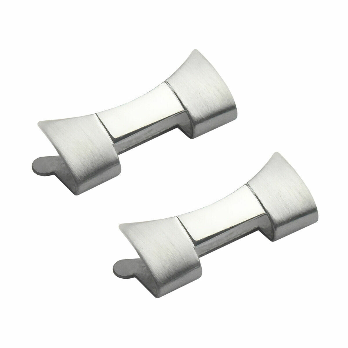 3 SET 501B END LINK PIECE FOR ROLEX  PERPETUAL OYSTER BAND SHINY CENTER 78790 SS