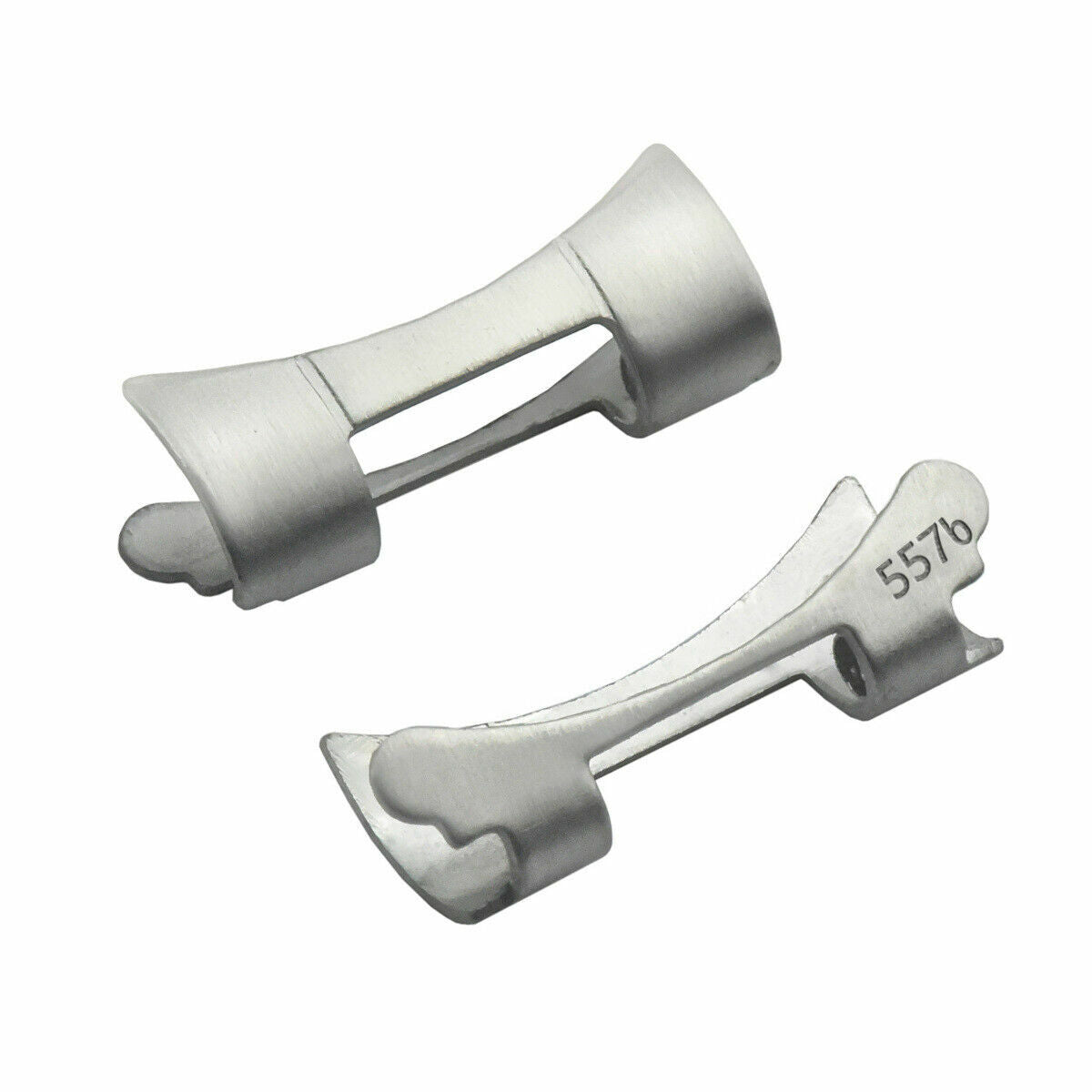 2 PC 557B END LINK PIECE FOR 19MM 34MM ROLEX OYSTER WATCH BAND STAINLESS STEEL