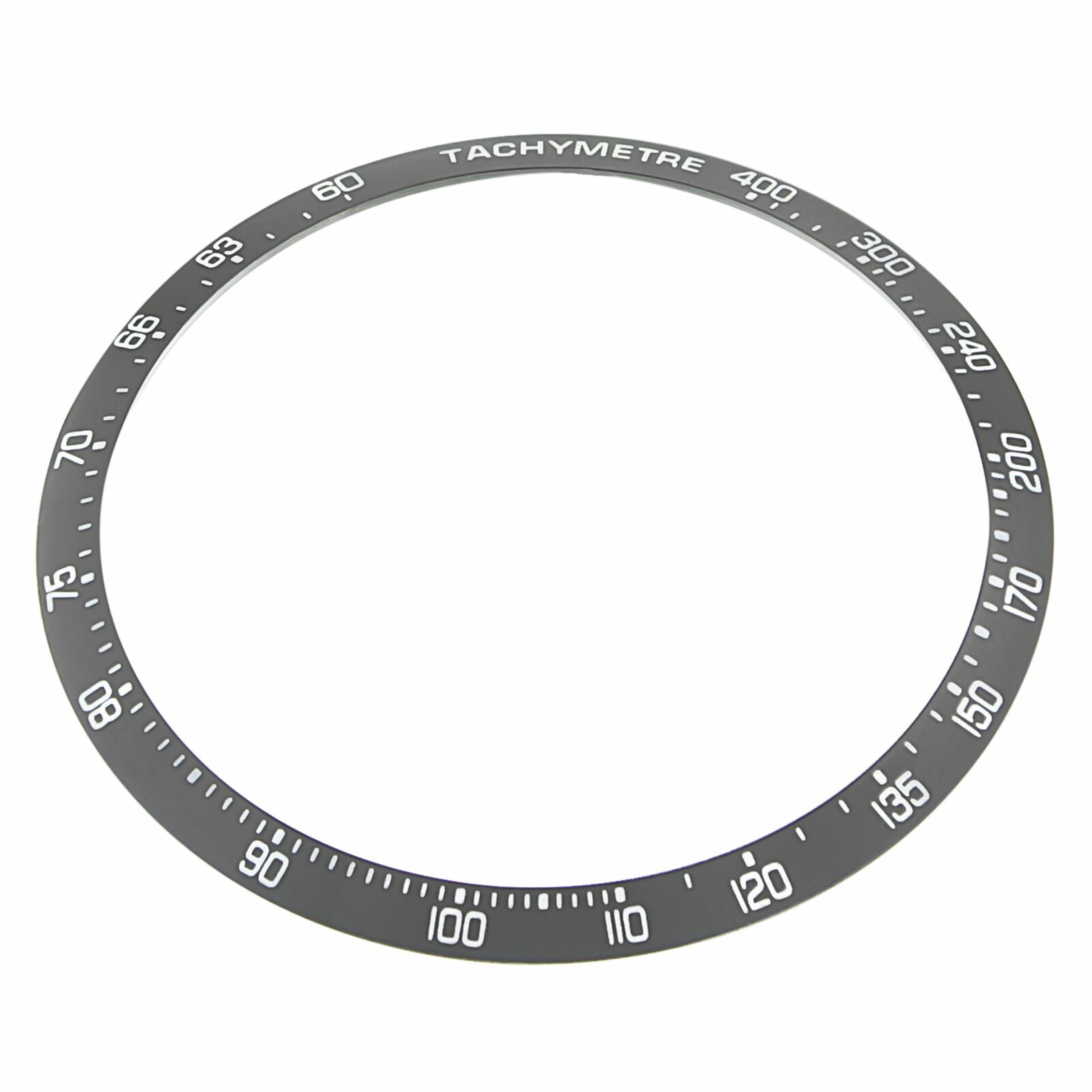 BEZEL INSERT FOR 43MM TAG HEUER CARRERA CV2A12.FC6236  CALIBRE 16 CHRONO GREY