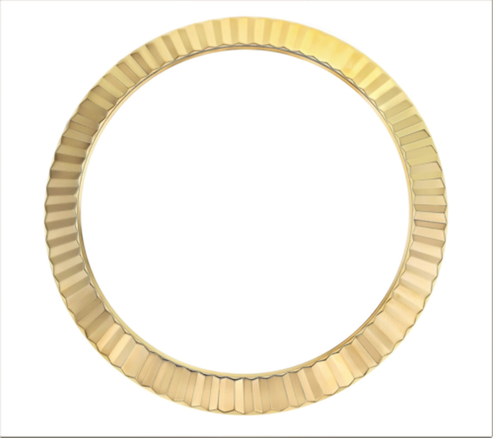 FLUTED  BEZEL FOR 41MM ROLEX DATEJUST II  DAY DATE II 116300 116333 116344 GOLD