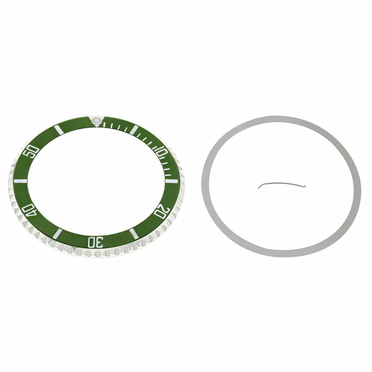 WATCH BEZEL COMPLETE FOR ROLEX SUBMARINER 16800 16808 16610 16610LV 16618 GREEN