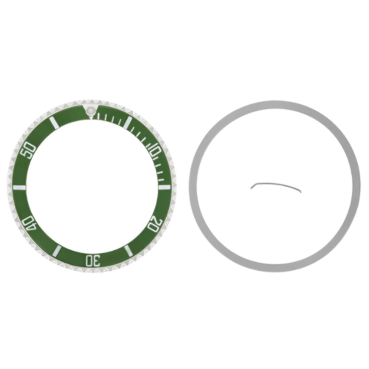 WATCH BEZEL COMPLETE FOR ROLEX SUBMARINER 16800 16808 16610 16610LV 16618 GREEN