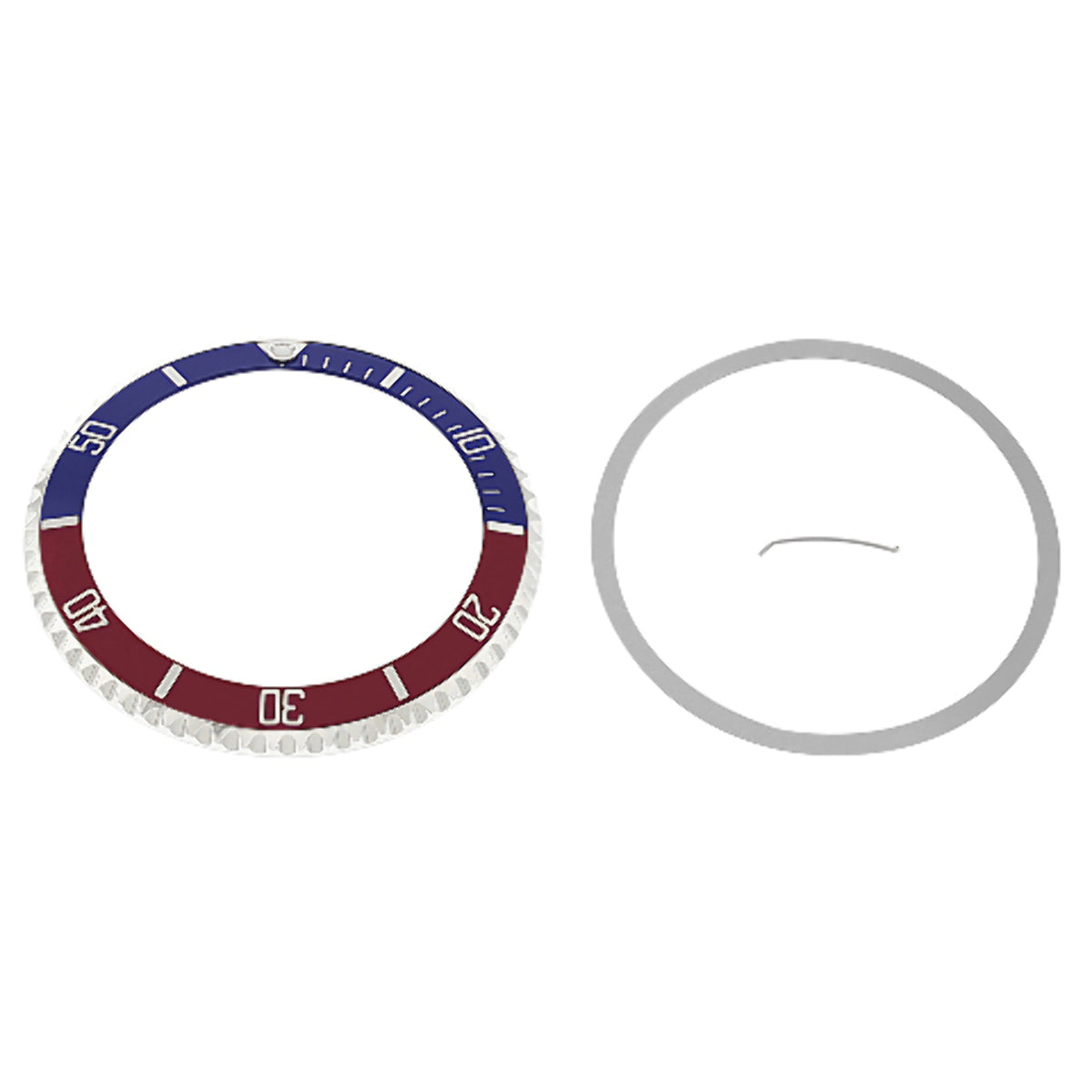 BEZEL + INSERT FOR ROLEX SUBMARINER 16800 16808 16813 16818 16613 BLUE/RED PEPSI