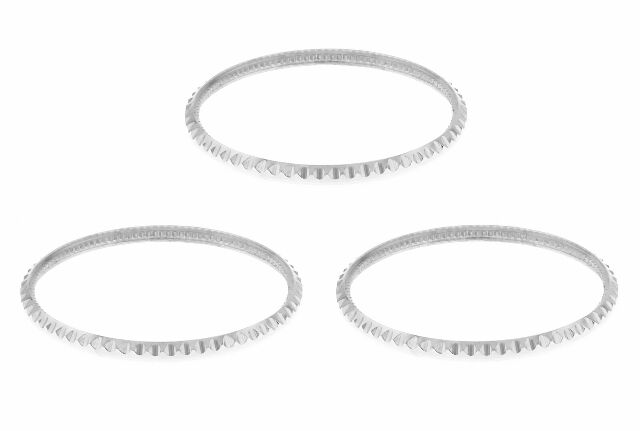 3  STEEL BEZEL INSERT FOR ROLEX SUBMARINER 16800 16610 16613 16808 FIT PERFECT