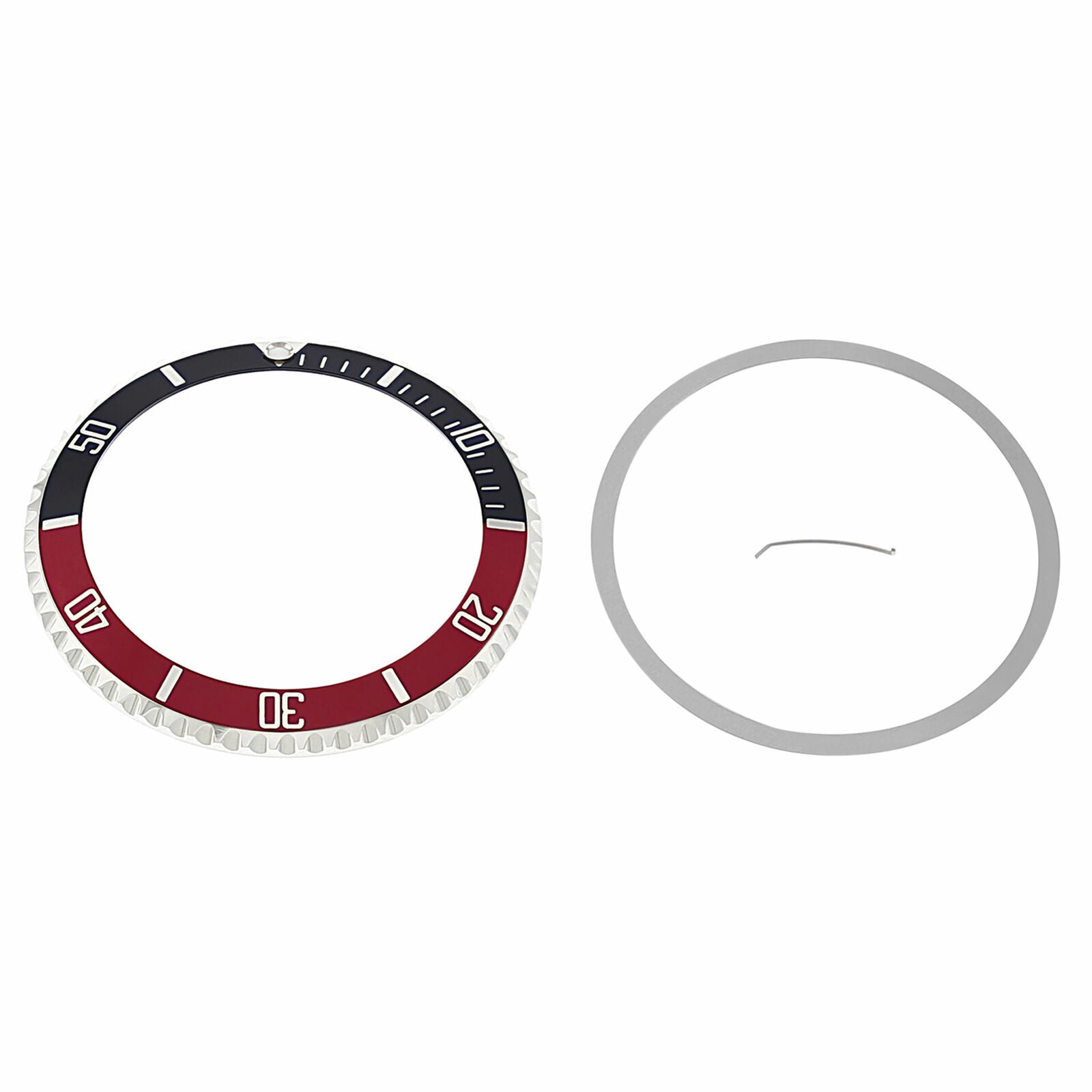 BEZEL + INSERT FOR ROLEX SUBMARINER SAPAHIRE 16800 16808 16818 16610 BLACK/RED