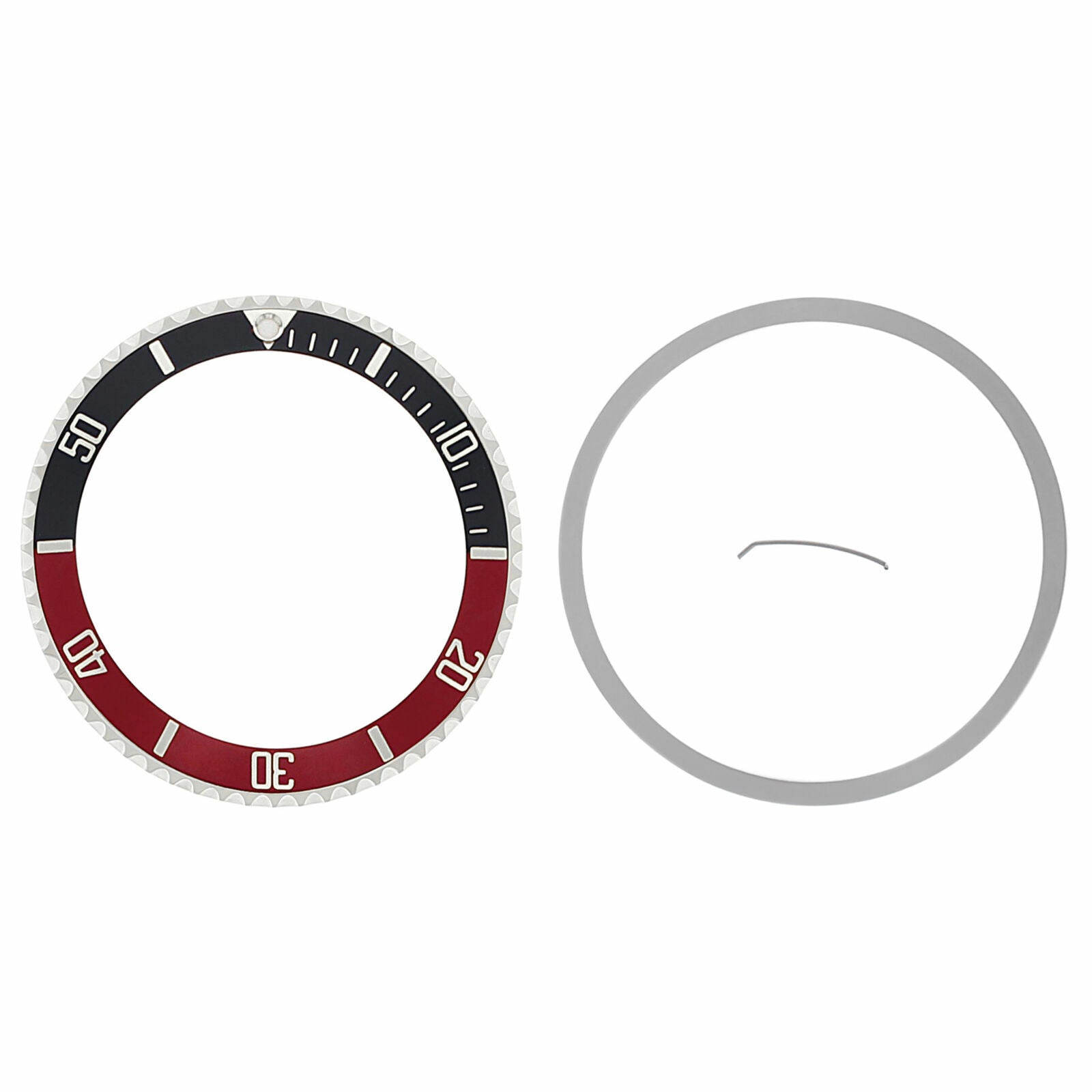 BEZEL + INSERT FOR ROLEX SUBMARINER SAPAHIRE 16800 16808 16818 16610 BLACK/RED