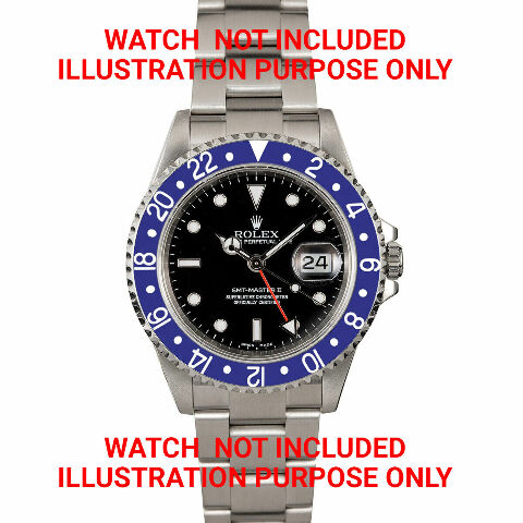 RETAINING RING + BEZEL & INSERT FOR ROLEX GMT 16700 16708 16713 16718 16760 BLUE