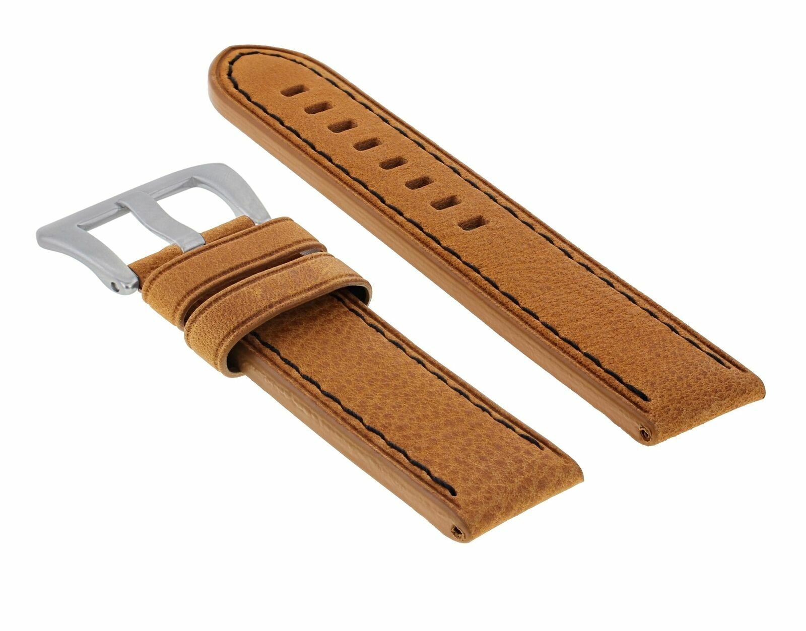 20MM COW LEATHER WATCH BAND STRAP FOR ANONIMO WATCH TAN TOP QUALITY