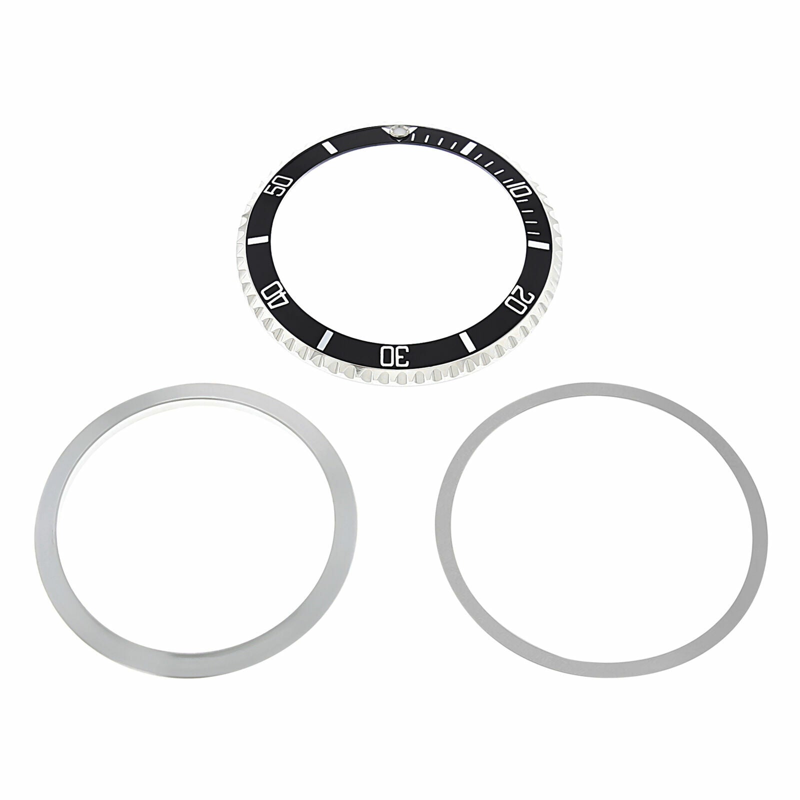 BEZEL INSERT RETAINING RING FOR TUDOR SUBMARINER 7016 9401 94010 76100 BLACK