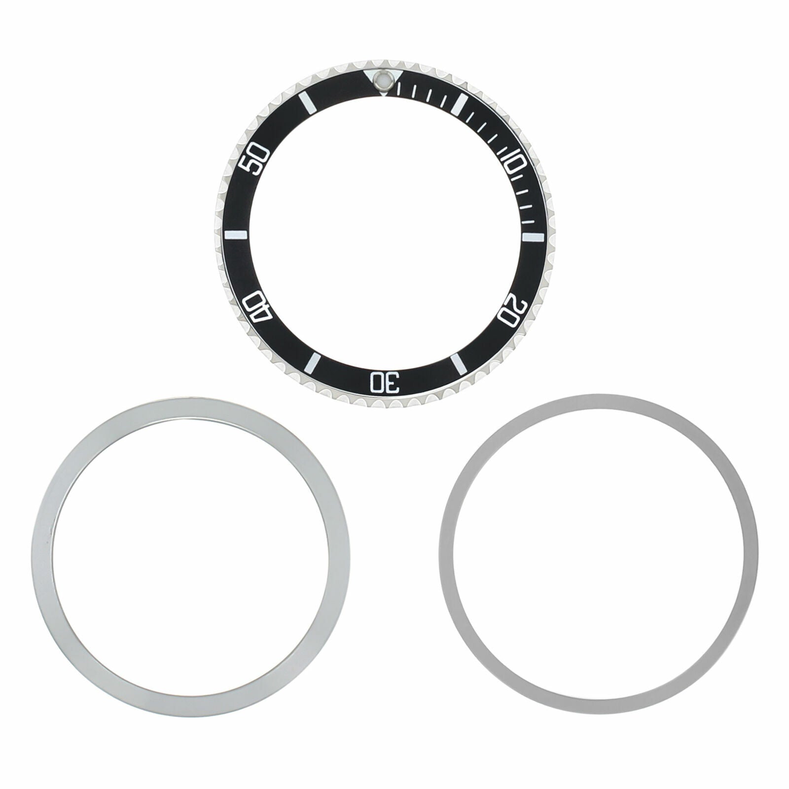 BEZEL INSERT RETAINING RING FOR TUDOR SUBMARINER 7016 9401 94010 76100 BLACK