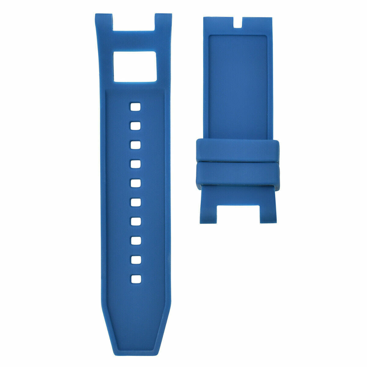 SILICONE RUBBER WATCH BAND STRAP FOR INVICTA SUBAQUA NOMA 5509 SPORT CHRONO BLUE