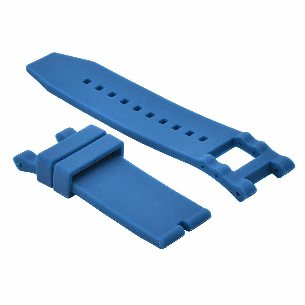 SILICONE RUBBER WATCH BAND STRAP FOR INVICTA SUBAQUA NOMA 5509 SPORT CHRONO BLUE