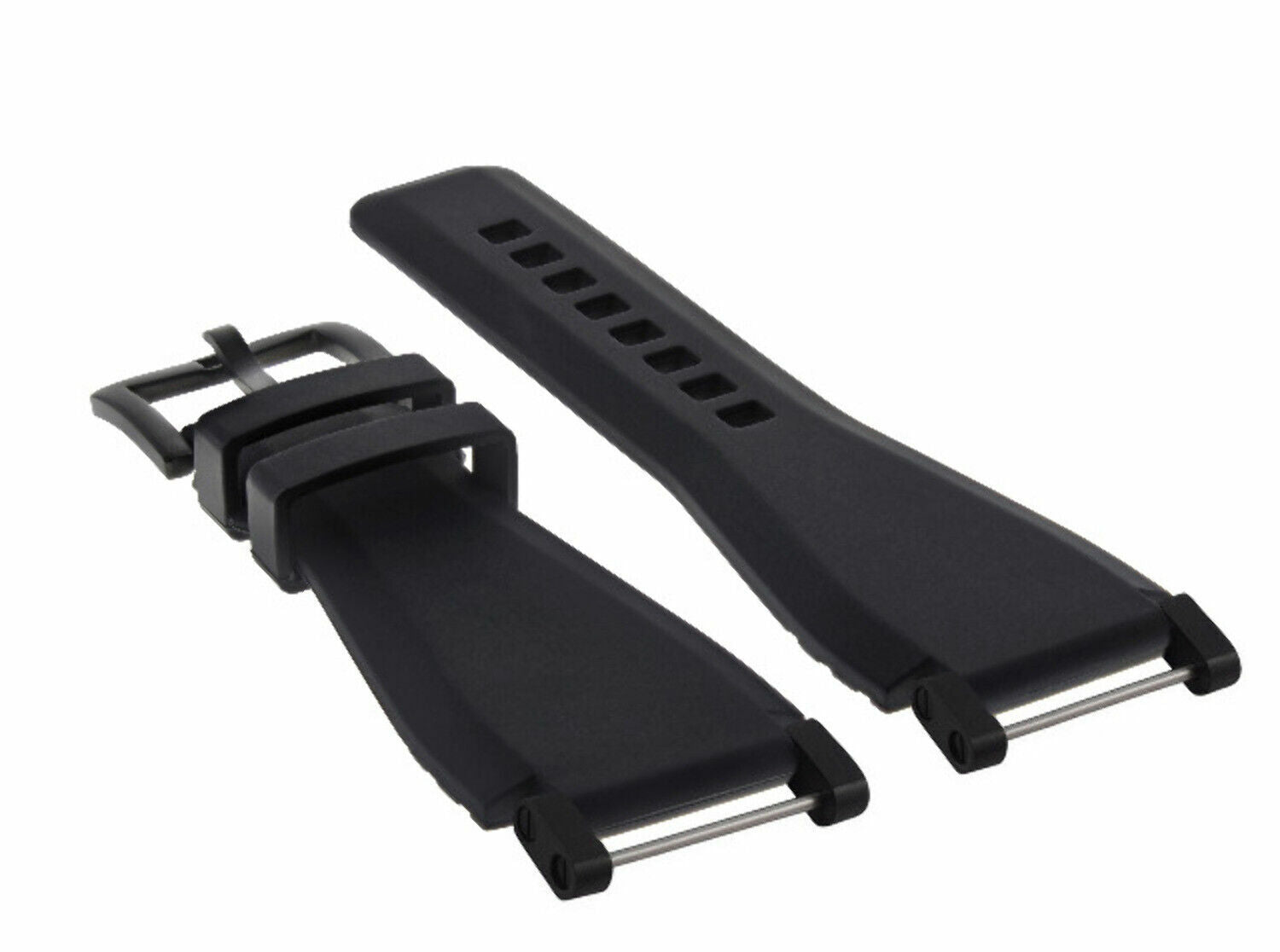 24MM SUUNTO CORE SILCONE RUBBER WATCH BAND STRAP + BLACK ADAPTER BLACK