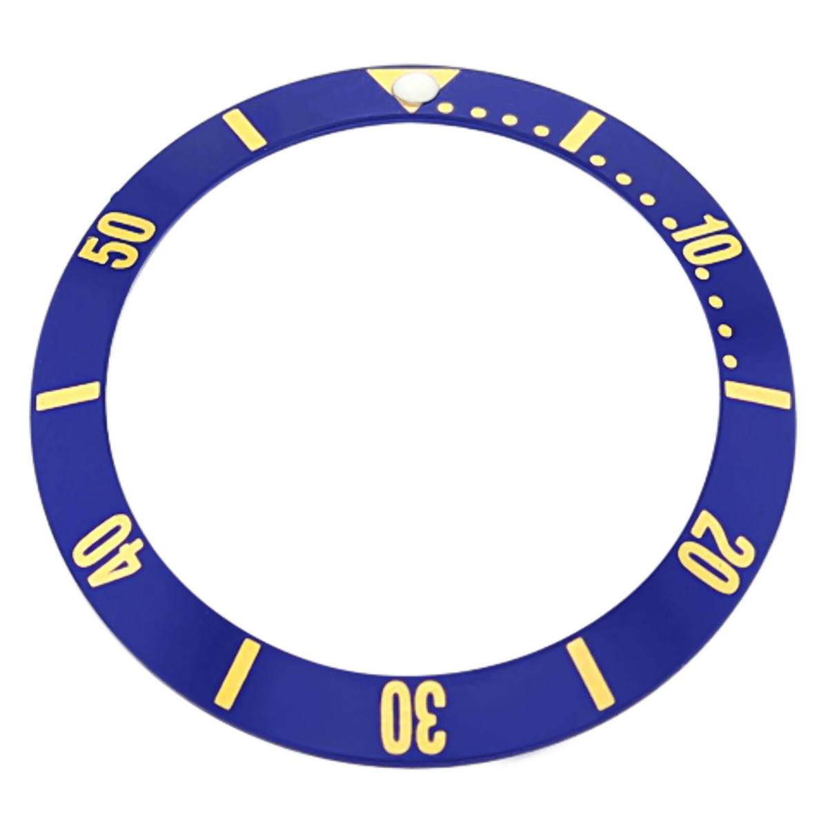 BEZEL INSERT FOR LADY TAG HEUER WATCH WD1420-G-20 BLUE GOLD FONTS