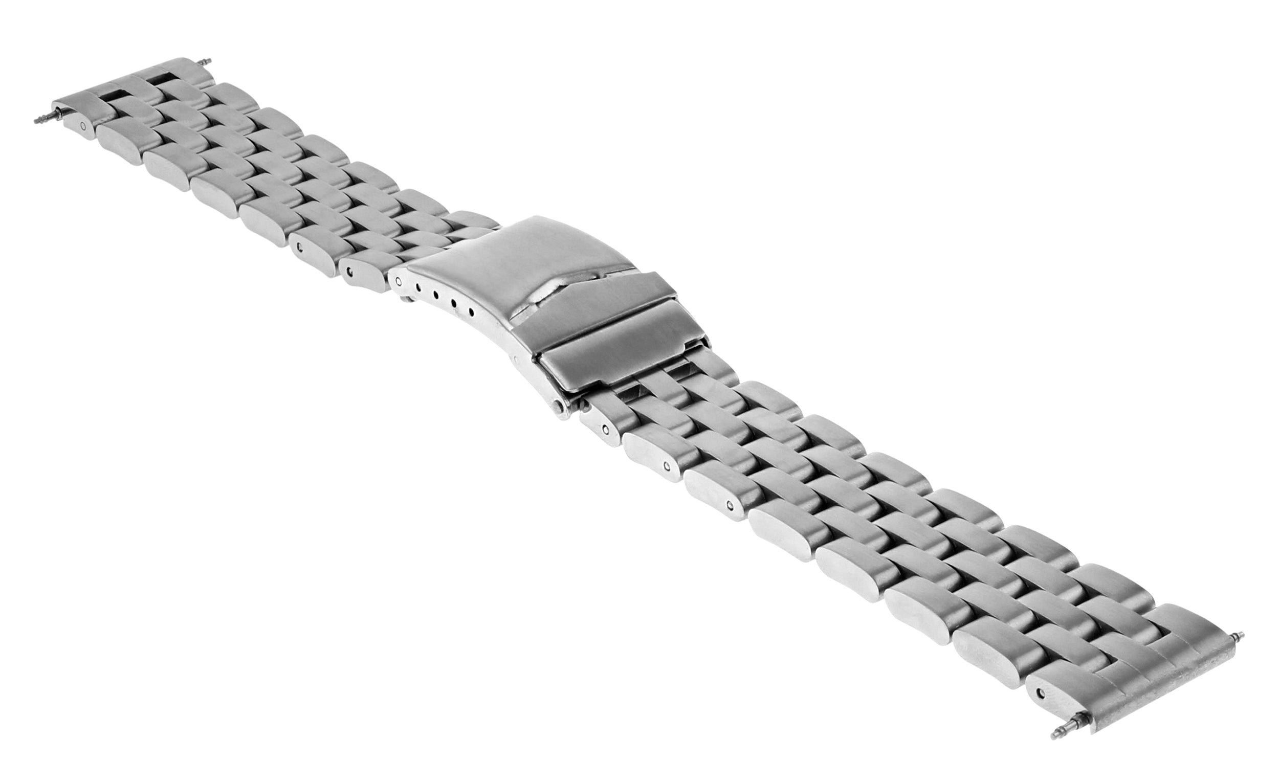 20MM WATCH BAND FOR BREITLING PILOT BENTLEY STEEL SHINY POLISHED ROUNDED END SE