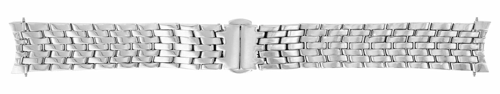 20MM WATCH BAND BRACELET FOR MENS OMEGA DE VILLE 7 LINKS STAINLESS STEEL CURVED