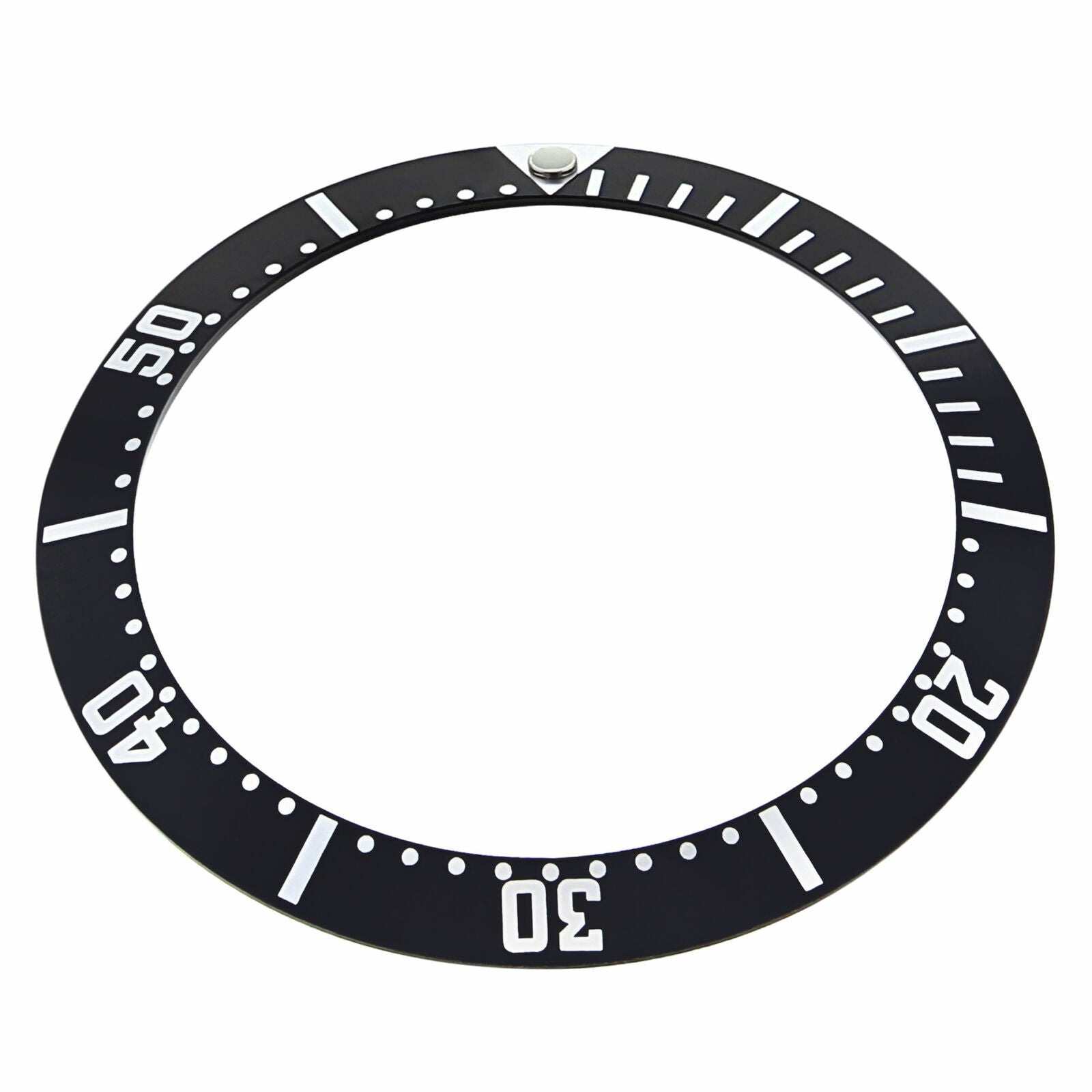BEZEL INSERT FOR OMEGA SEAMASTER CHRONOMETER GMT 2535.80 AUTOMATIC BLACK