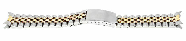 20MM 14K GOLD TWO TONE JUBILEE WATCH BAND FOR ROLEX DATEJUST 16233 16013 16014