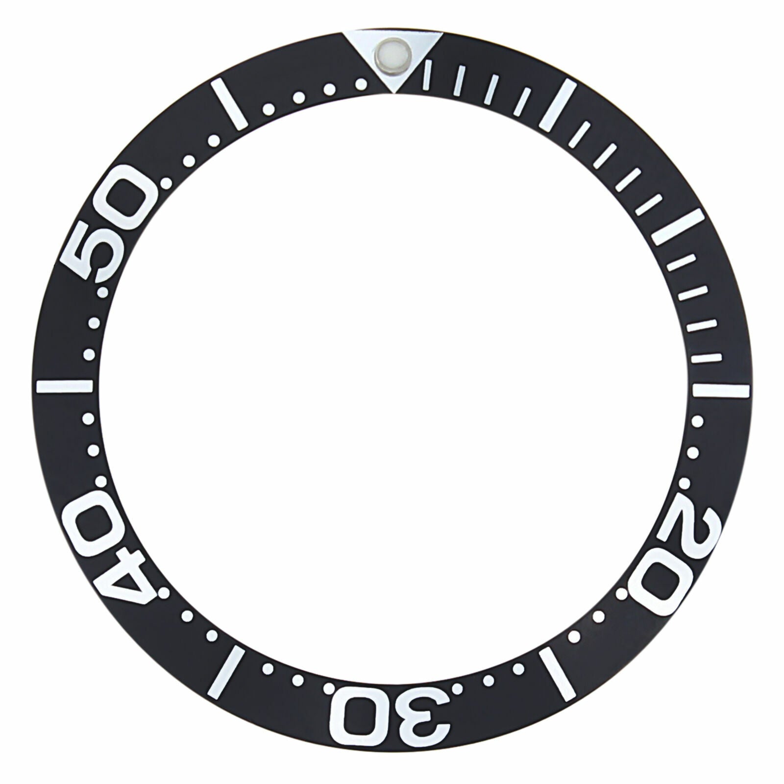 BEZEL INSERT FOR MENS OMEGA FULL SIZE 2254.50 2264.50 WATCH LARGE NUMBERS BLACK
