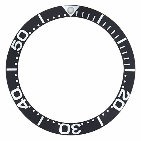BEZEL INSERT FOR MENS OMEGA FULL SIZE 2254.50 2264.50 WATCH LARGE NUMBERS BLACK