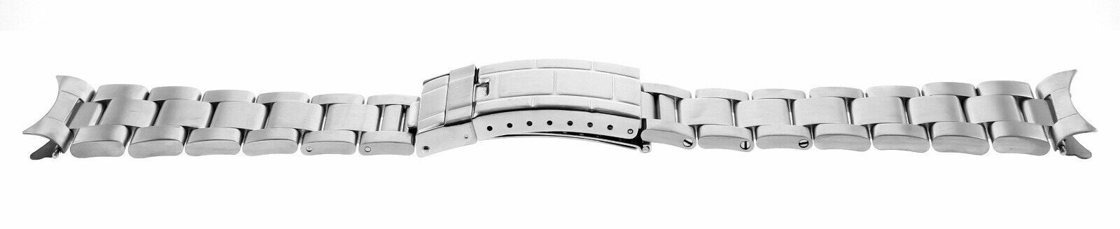 OYSTER BRACELET WATCH BAND S/STEEL FOR ROLEX SUBMARINER GMT 20MM FLIP LOCK
