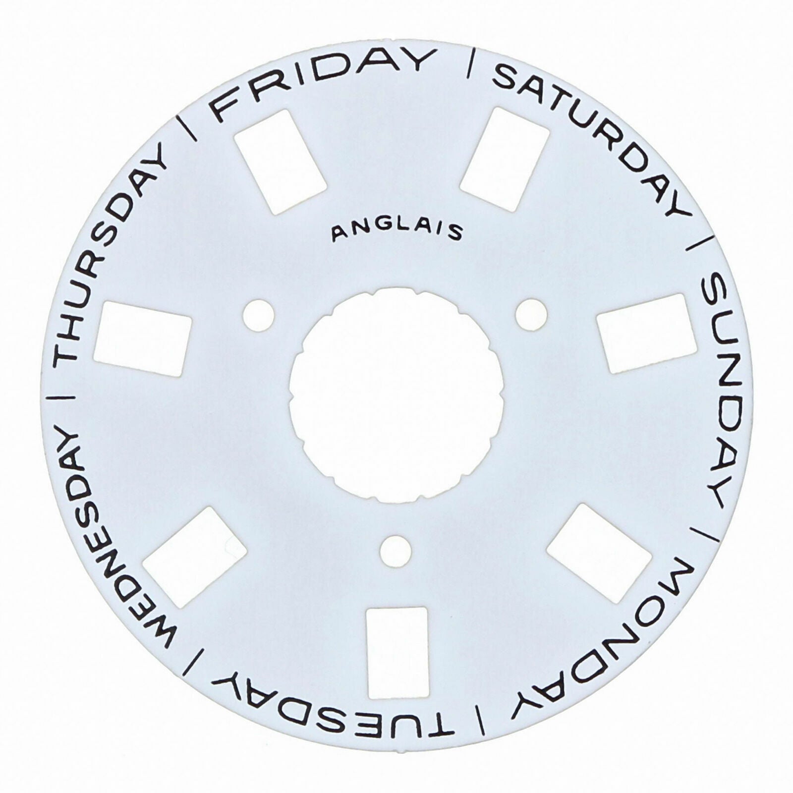 3 DAY DISC FOR ROLEX WATCH PRESIDENT 3155 118205 118208 118238 118239 WHITE