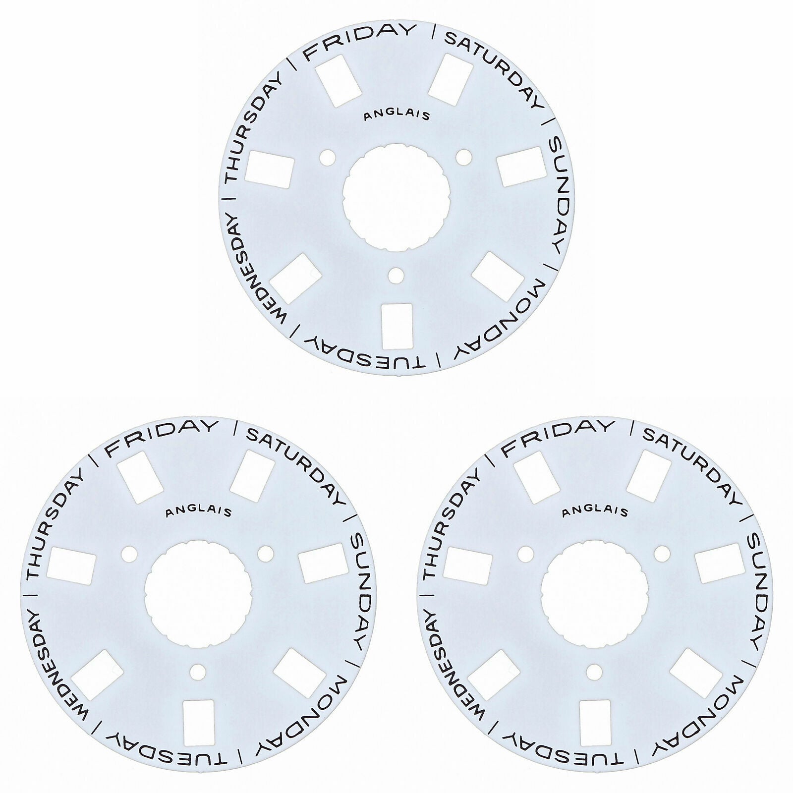 3 DAY DISC FOR ROLEX WATCH PRESIDENT 3155 118205 118208 118238 118239 WHITE