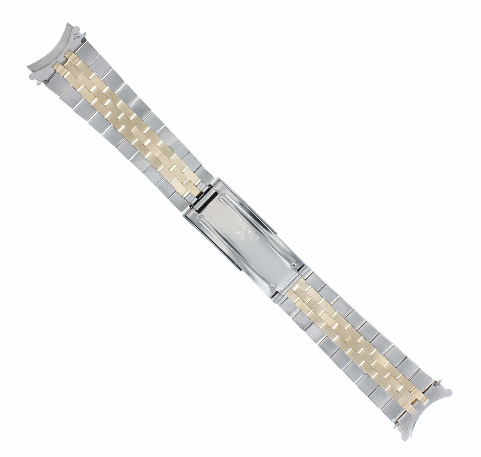 JUBILEE WATCHBAND FOR MENS 36MM ROLEX DATEJUST 16013 16233 REAL GOLD 18K/SS 20MM