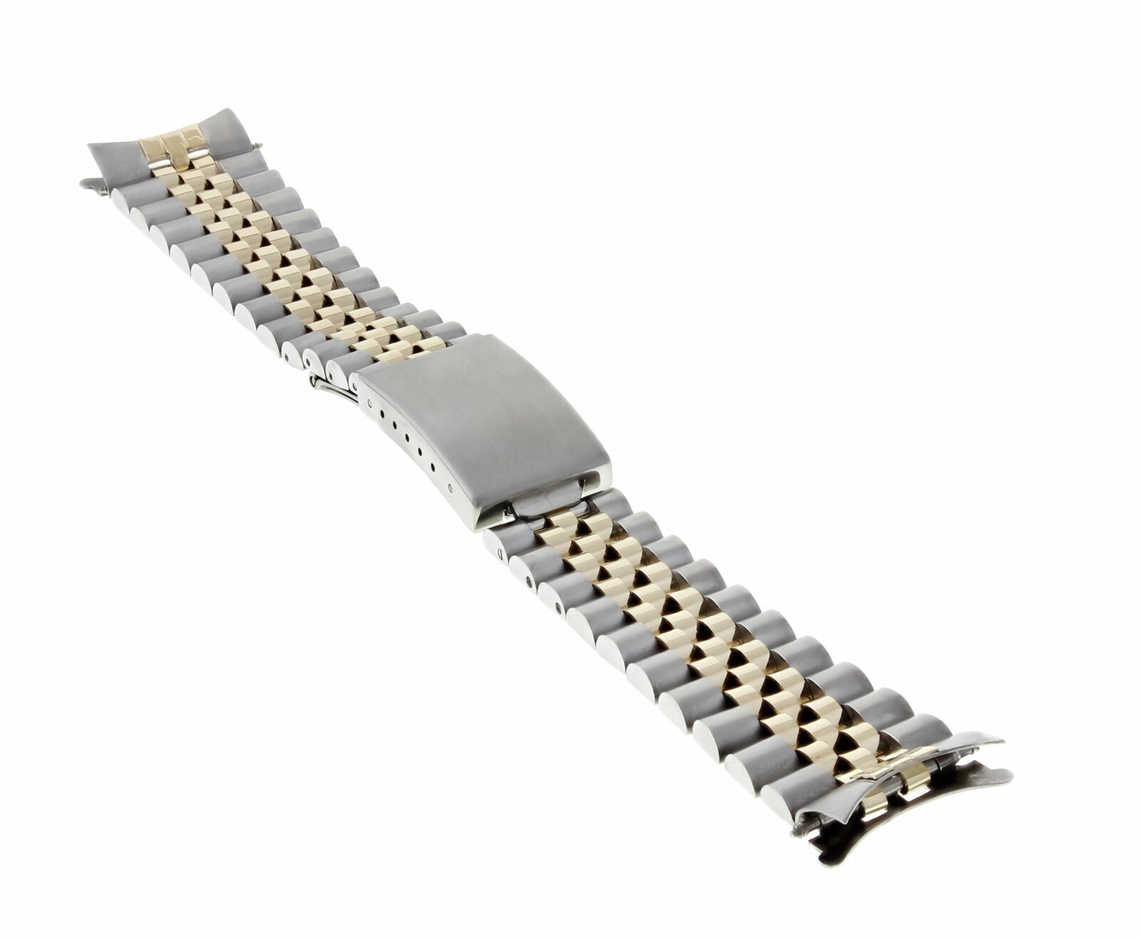 JUBILEE WATCHBAND FOR MENS 36MM ROLEX DATEJUST 16013 16233 REAL GOLD 18K/SS 20MM