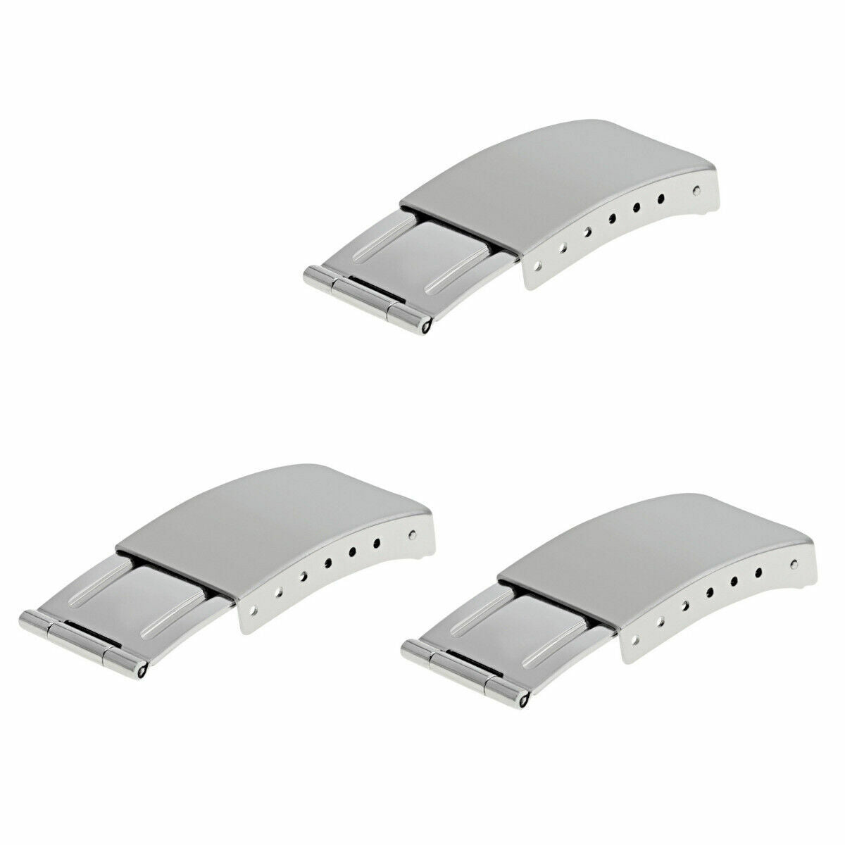 3 CLASP BUCKLE FOR ROLEX OYSTER JUBILEE MENS WATCH BAND STAINLESS STEEL TOP QLTY