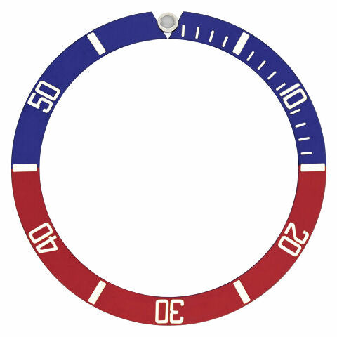 BEZEL INSERT FOR SUBMARINER TUDOR RED/BLUE 94010,76100 9401 7928 7016 7528 PEPSI