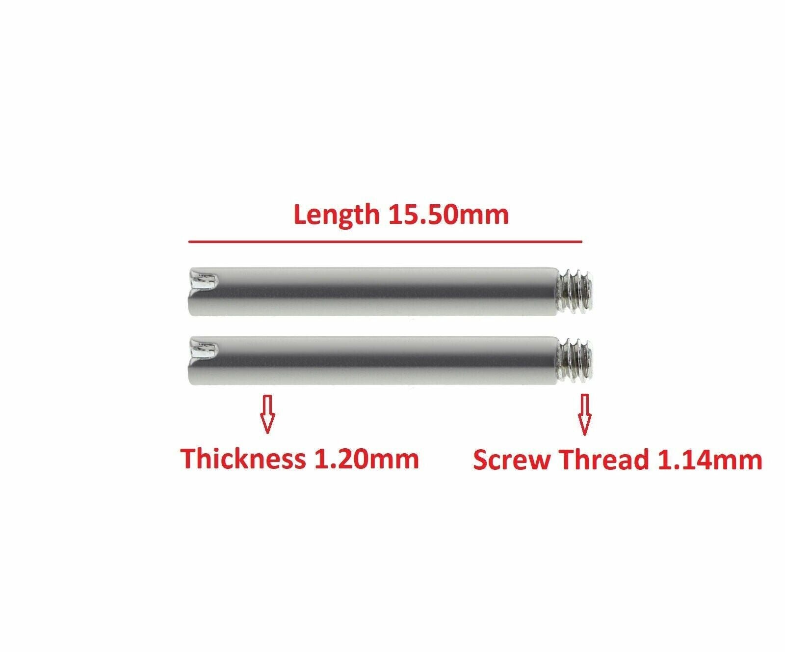 12 - 13.9MM SCREW FOR ROLEX WATCH OYSTER WATCH BAND LINK # 62510