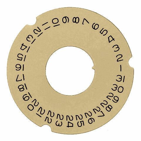 DATE DISC FOR ROLEX 3055 DATEJUST 18026 18028 18029 18038 18039 18046 CHAMPAGNE