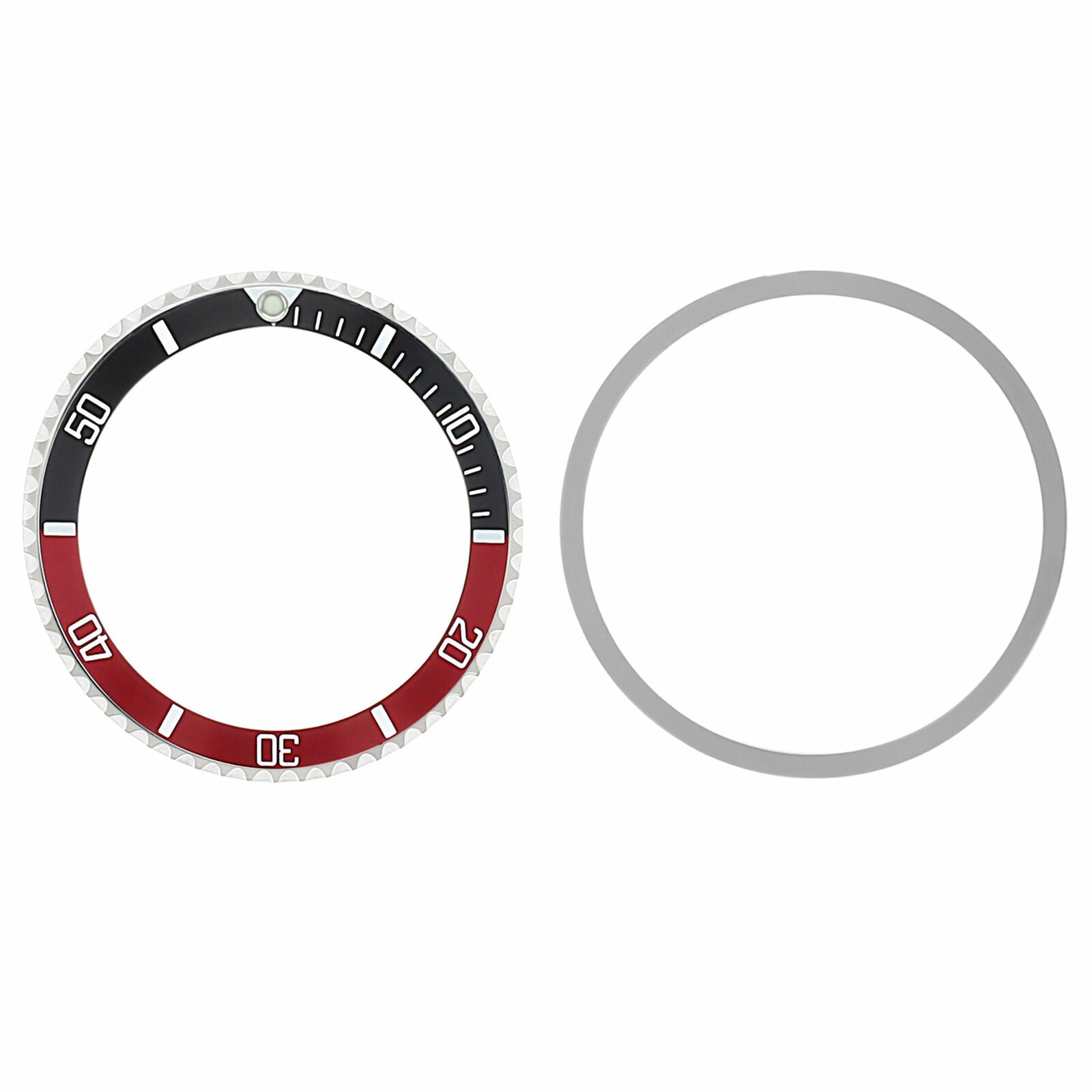 BEZEL+ INSERT FOR OLDER ROLEX SUBMARINER 5508, 5512, 5513, 1680 MODEL BLACK/RED