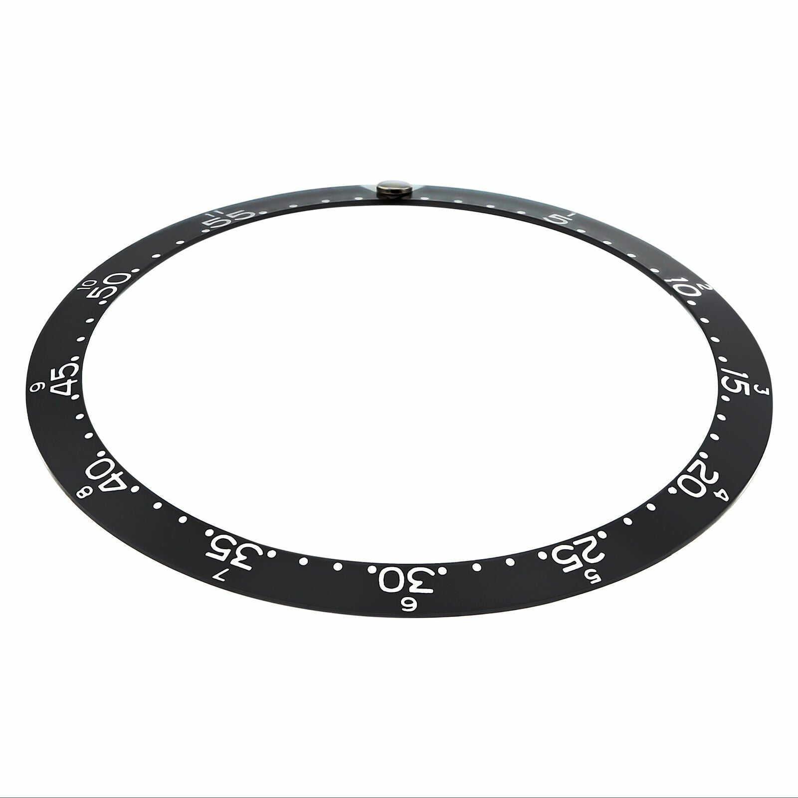 REPLACEMENT BEZEL INSERT BLACK WITH PEARL FOR WATCH 39MM X 33.10MM