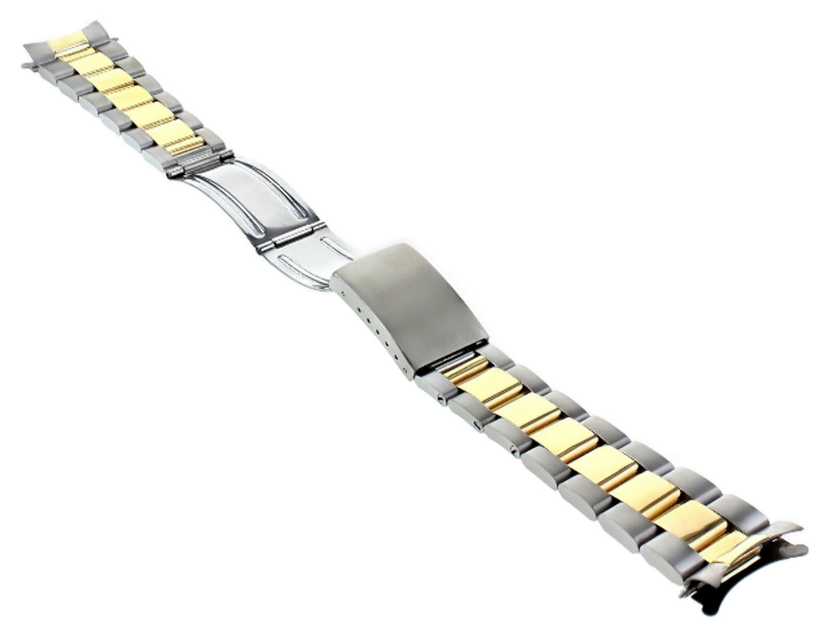 OYSTER WATCH BAND FOR 36MM ROLEX DATEJUST 1602 1603 1611 16013 16233 18K/SS 20MM