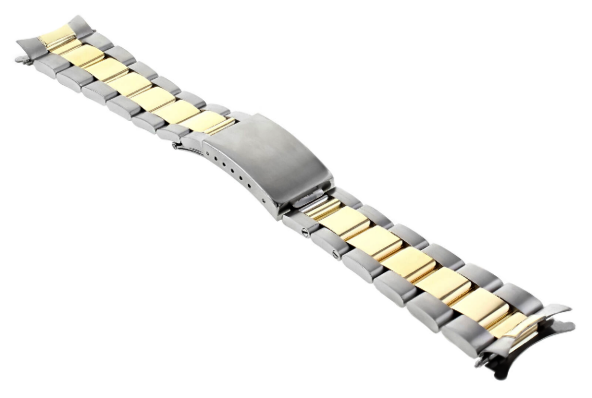 OYSTER WATCH BAND FOR 36MM ROLEX DATEJUST 1602 1603 1611 16013 16233 18K/SS 20MM