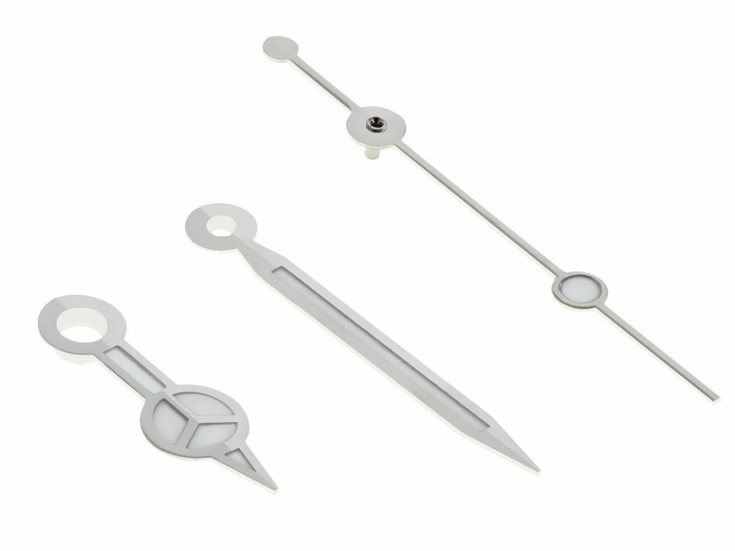 3 SET WATCH HAND FOR 40MM ROLEX SUBMARINER WATCH 3035/3135 16800 16600 SILVER