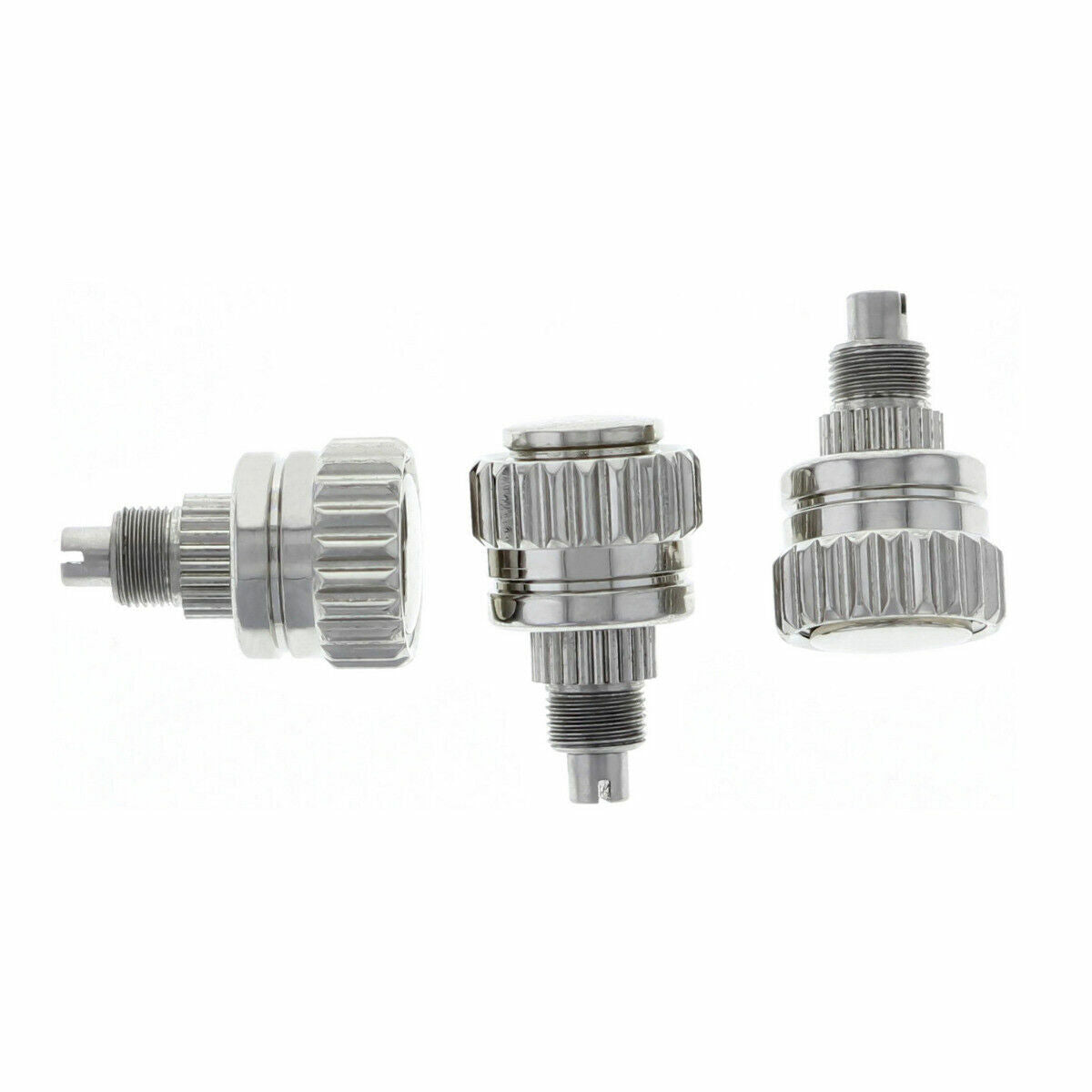 3 DAYTONA WATCH CROWN PUSHER FOR ROLEX 16518, 16519, 16520, 16523, 16568 S/STEEL