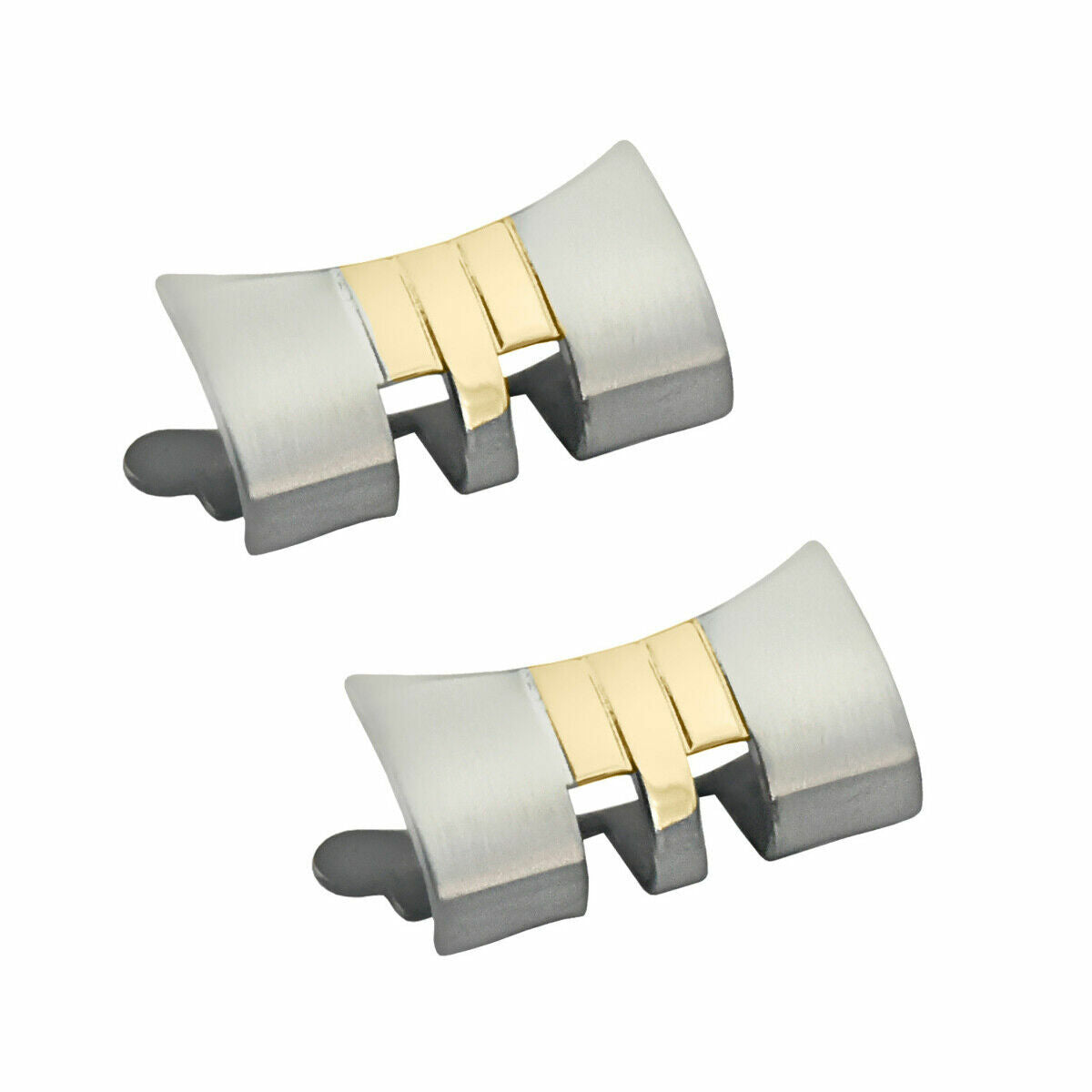 LADIES 18K/SS JUBILEE ENDPIECE FOR ROLEX DATE, 13MM END CAPS 67183, 67193, 67233