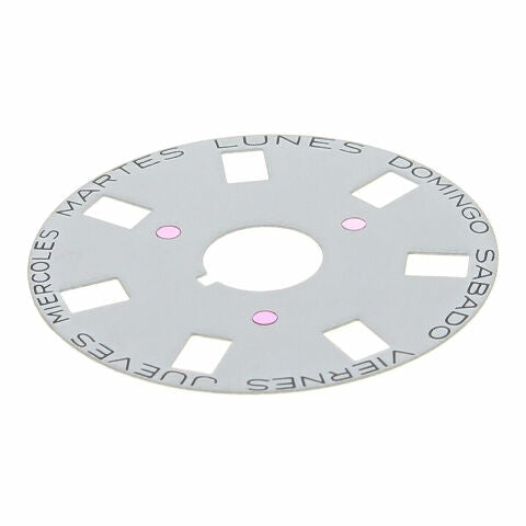 DAY DISC FOR ROLEX PRESIDENT DAY DATE WATCH 3055 18026 18028 18029 SPANISH WHITE