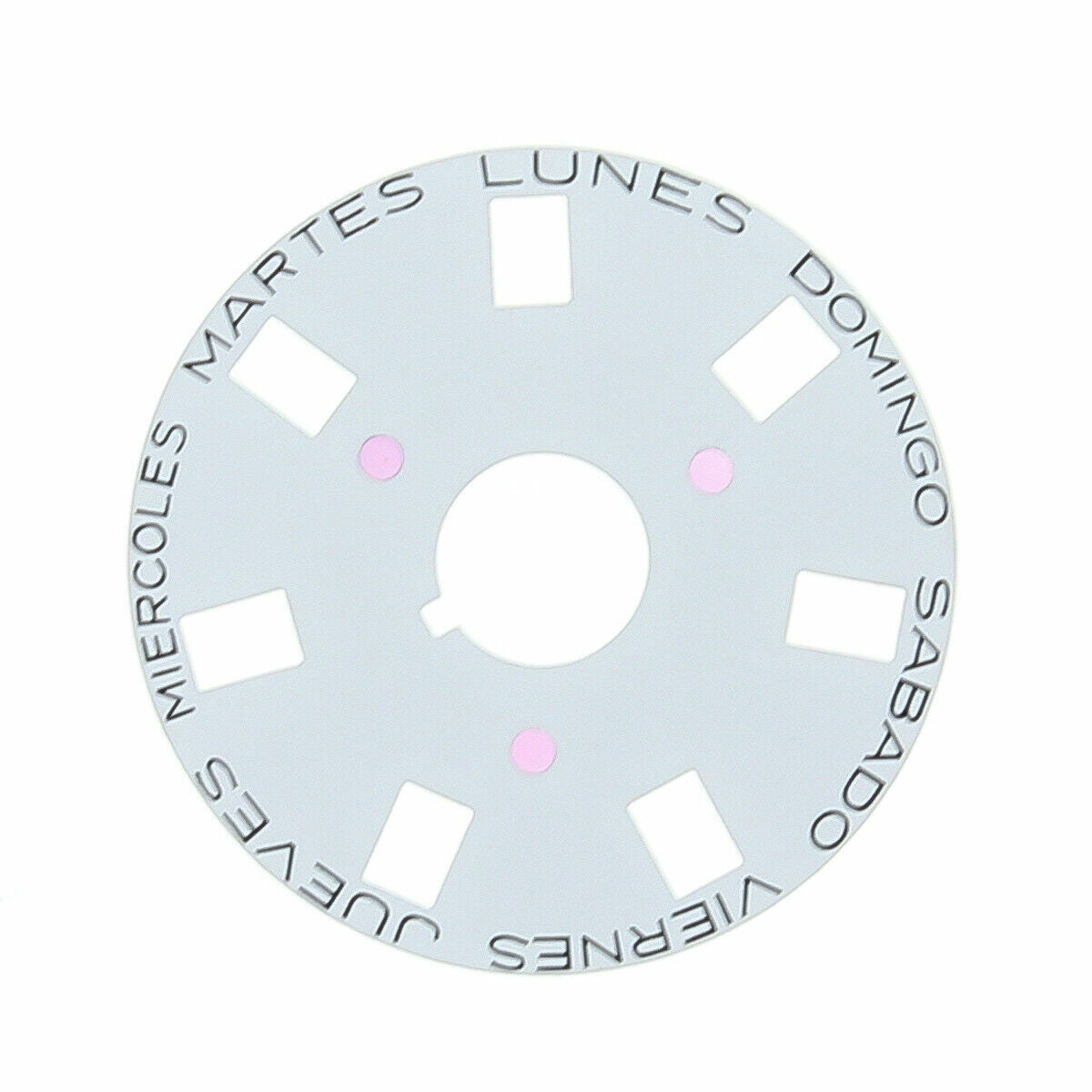 DAY DISC FOR ROLEX PRESIDENT DAY DATE WATCH 3055 18026 18028 18029 SPANISH WHITE