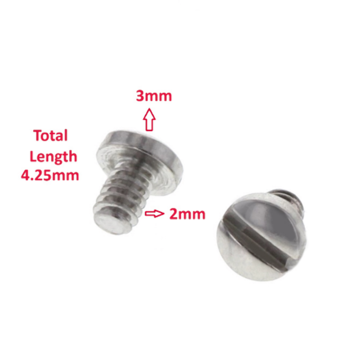 4 PAM LUMINOR SCREW FOR PANERAI MARINA WATCH GMT CROWN BRIDGE 44MM, 47MM