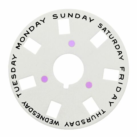 DAY DISC FOR 36MM ROLEX PRESIDENT DAY DATE WATCH 1030/1556 1802 1803 1805 WHITE