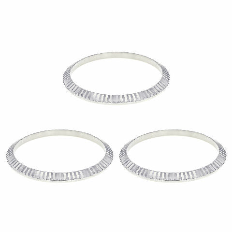 3 FLUTED BEZEL FOR 36MM ROLEX MEN DATEJUST 16013 16014 16200 16233 16234 S/STEEL