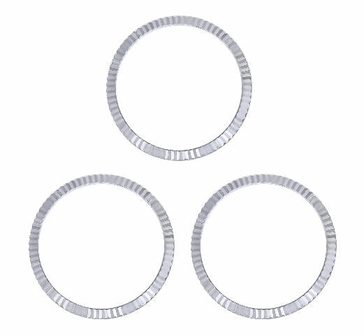 3 FLUTED BEZEL FOR 34MM ROLEX DATE AIRKING 1500 5500 STAINLESS STEEL TOP QUALITY