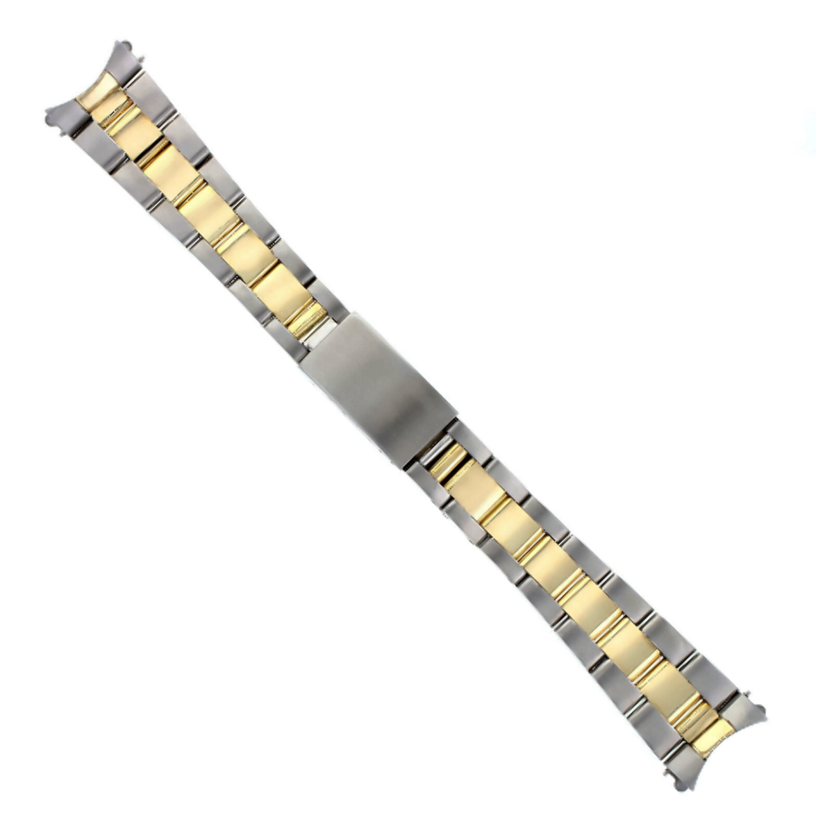 OYSTER WATCH BAND BRACELET FOR 34MM ROLEX MEN DATE 1602 1603 AIRKING 14K/SS 19MM