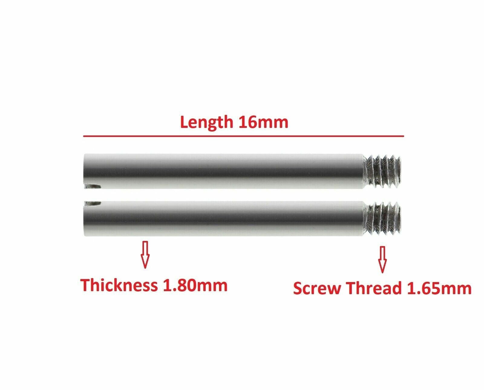 12 - 16MM SCREW FOR MENS ROLEX DATEJUST SUBMARINER OYSTER WATCH BAND LINK S/S